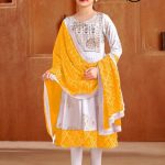 White Nasheen Gown & Dupatta