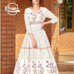 Anarkali Foiled Printed Wear