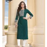 Elegant Embroidered Viscose kurti