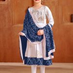 White Nasheen Gown & Dupatta