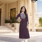Elegant Embroided Viscose kurti