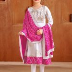 White Nasheen Gown & Dupatta