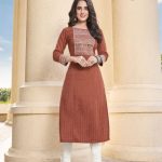 Elegant Embroided Viscose kurti