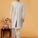 Ethnic Look Men's Sherwani & Jacket Set