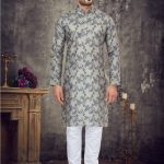 Men’s Digital Printed Kurta Pajama Set