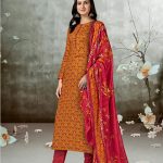 Unstitched Cultural Pashmina Printed Suit