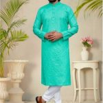 Lucknowi Mirror Kurta with Churidar