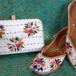 Punjabi Fancy Jutti & Handbag Set