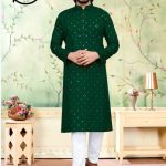 Lucknowi Mirror Kurta with Churidar