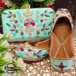 Punjabi Fancy Jutti & Handbag Set