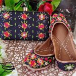 Punjabi Fancy Jutti & Handbag Set