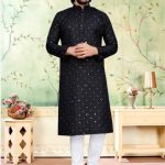 Lucknowi Mirror Kurta with Churidar