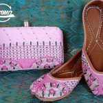Punjabi Fancy Jutti & Handbag Set