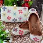 Punjabi Fancy Jutti & Handbag Set