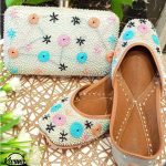 Punjabi Fancy Jutti & Handbag Set