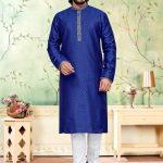 Royal Silk Embroidered Kurta Set
