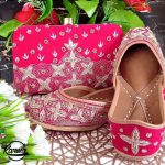 Punjabi Fancy Jutti & Handbag Set