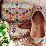 Punjabi Fancy Jutti & Handbag Set