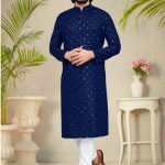 Lucknowi Mirror Kurta with Churidar