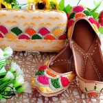 Punjabi Fancy Jutti & Handbag Set
