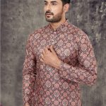 Men’s Digital Printed Kurta Pajama Set