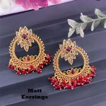 Crystal Pearl Earring Set