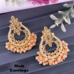 Crystal Pearl Earring Set