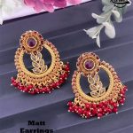 Crystal Pearl Earring Set